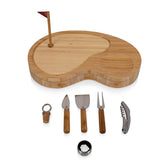 Picnic Time Golf Cheese Cutting Board & Tools Set