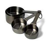 Sur La Table Black Measuring Cups, Set of 4