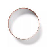 Sur La Table Round Copper-Plated Cookie Cutter, 2.5"