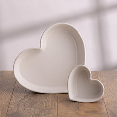 Mason Cash Rustic Charm Heart Dishes, Set of 2