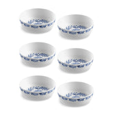 Tar Hong Azul Melamine Cereal Bowls, Set of 6