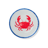 Sur La Table Seaside Crab Melamine Dinner Plate
