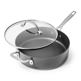 Sur La Table Signature Hard Anodized Nonstick Sauté Pan, 4 qt.