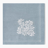 Henry Handwork Jardin Embroidered Linen Napkins, Set of 4