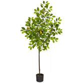 Nearly Natural Lemon Silk Tree, 61"