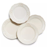 Sur La Table Pearl Stoneware Dessert Plates, Set of 4