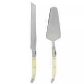 French Home Laguiole Faux Ivory Conoisseur Cake Slicer and Server Set