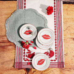 Mariana Velásquez x Sur La Table Lips Appetizer Plate