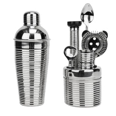 French Home Ribbed 7-Piece Bar Tool Set