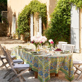 Couleur Nature Jardin Tablecloth, Blue & Green