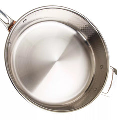Viking Copper Clad 3-Ply Hammered 10-Piece Cookware Set