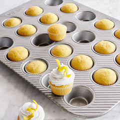 Sur La Table Platinum Pro Mini Muffin Pan, 24 Count
