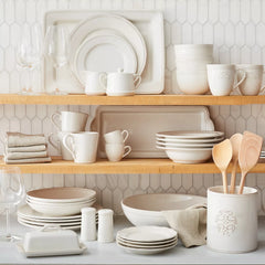 Sur La Table Pearl Stoneware Salad Plates
