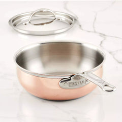 Hestan CopperBond Saucier with Lid, 2 qt.