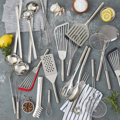 Sur La table Large Stainless Steel Slotted Spoon
