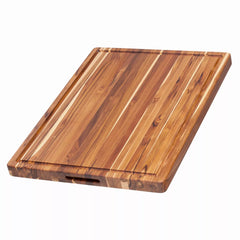 Teakhaus Heavy-duty Reversible Board with Juice Canal and Hand Grips