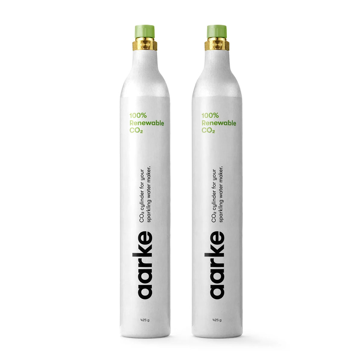 Aarke 2-Piece CO2 Cylinder Set