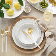 Sur La Table Gold Rimmed Salad Plate
