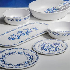 Tar Hong Azul Melamine Rectangular Platter