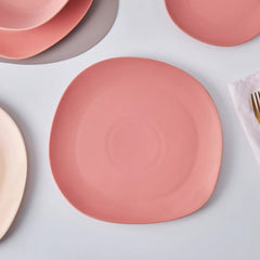 Stone Lain Delilah Porcelain Organic Shaped Dinner Plates, Set of 6