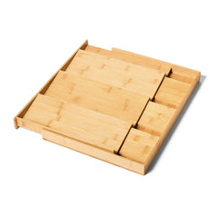 Sur La Table Adjustable Bamboo Spice Drawer Organizer