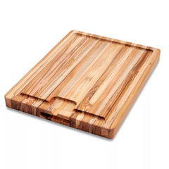 Teakhaus Heavy-duty Smart Reversible Board with Dynamic Juice Canal and Smartphone Slot